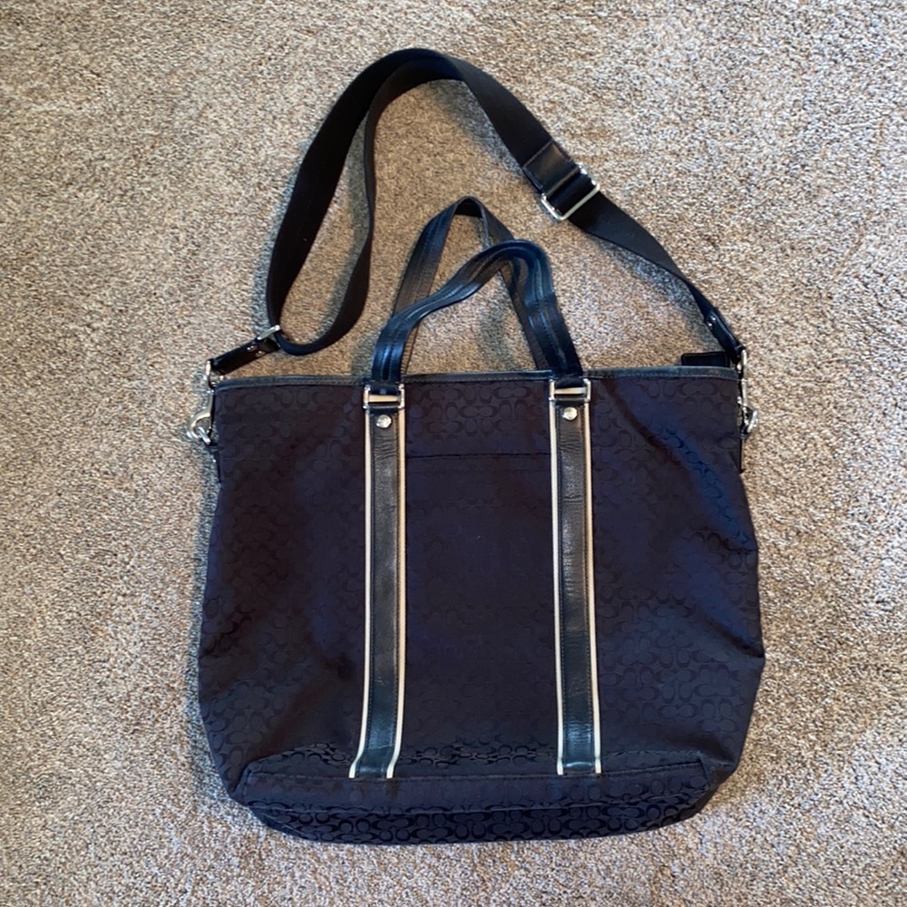 Black Coach Laptop Bag - Picture 3 of 12